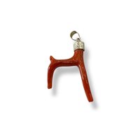 Pendant Mandile 1922 Woman Coralli in Silver Corallo 2MCIC55